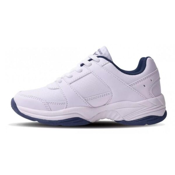 ZAPATILLA JAGUAR COLEGIAL CON CORDON  BLANCO/AZUL