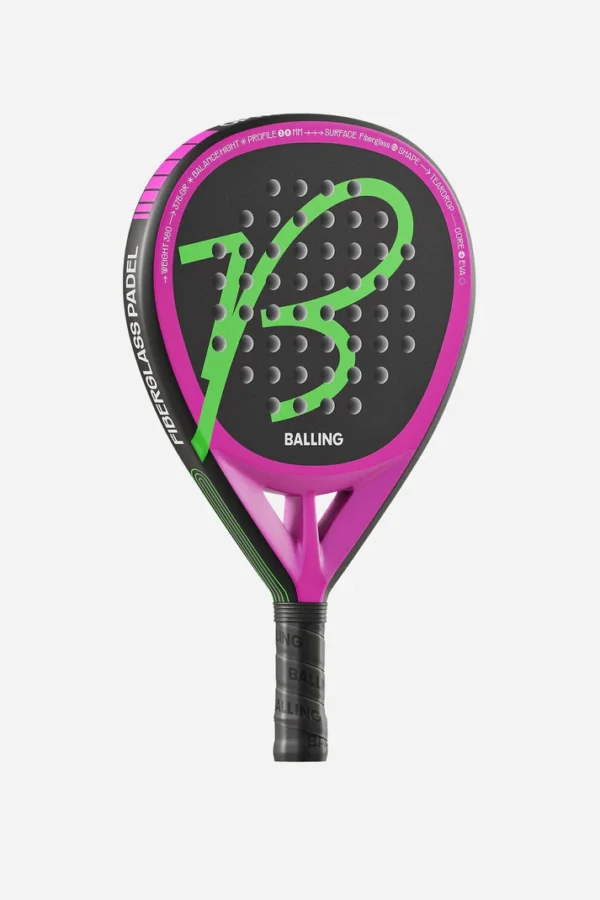 PALETA DE PADEL BALLING IMPORTADA FIBRA DE VIDRIO