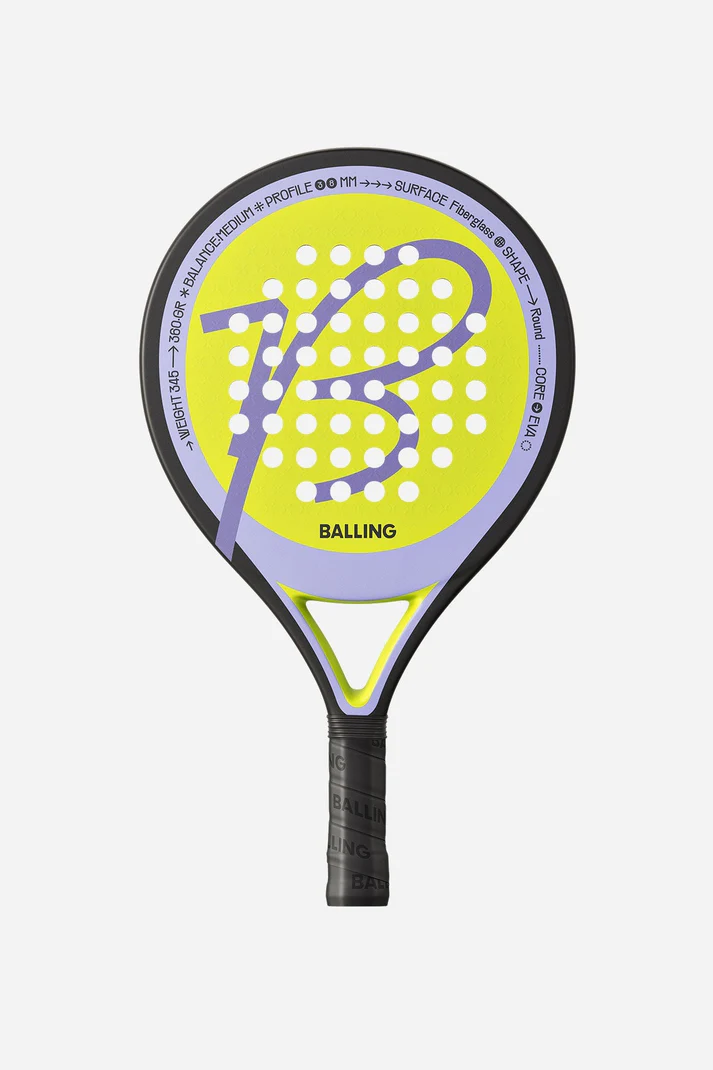 PALETA DE PADEL BALLING IMPORTADA FIBRA DE VIDRIO