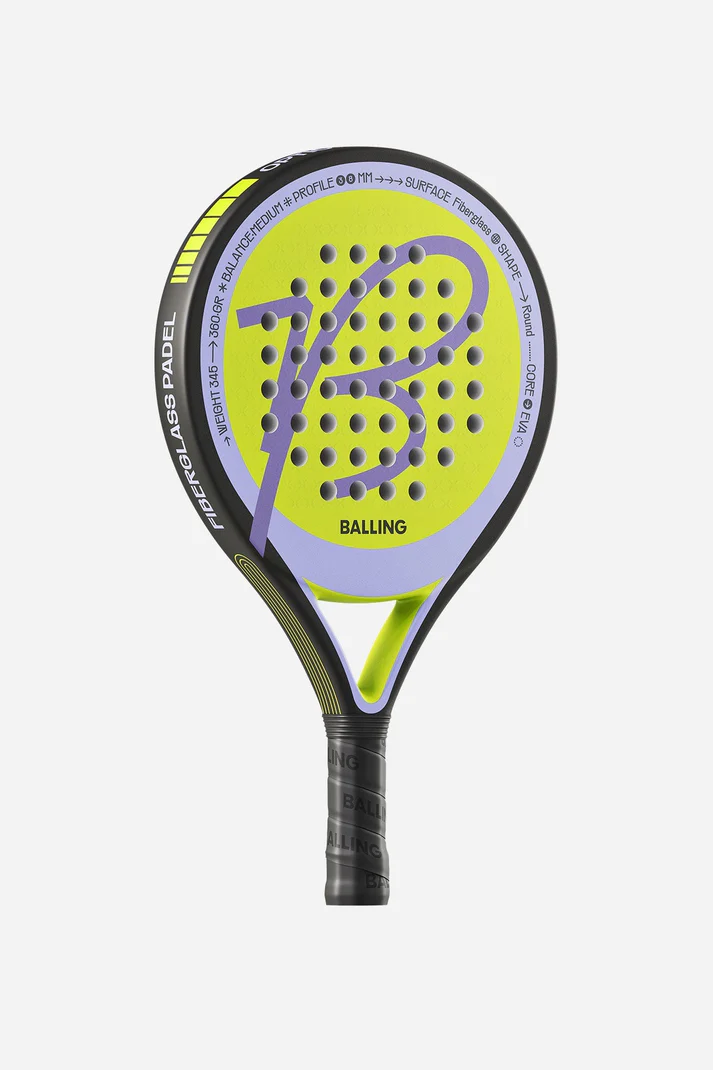 PALETA DE PADEL BALLING IMPORTADA FIBRA DE VIDRIO